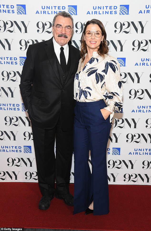 At Tuesday's event, Bridget also posed with Selleck, 79, who opened up about his Hollywood career in the new book, which is in stores now