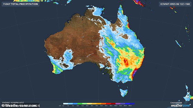 The port city received more rain in the first six days of May than the monthly average of 117 mm