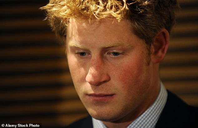 Prince Harry was best friends with Henry 'Henners' van Straubenzee.  Above: Harry at the launch of the Henry van Straubenzee Memorial Fund