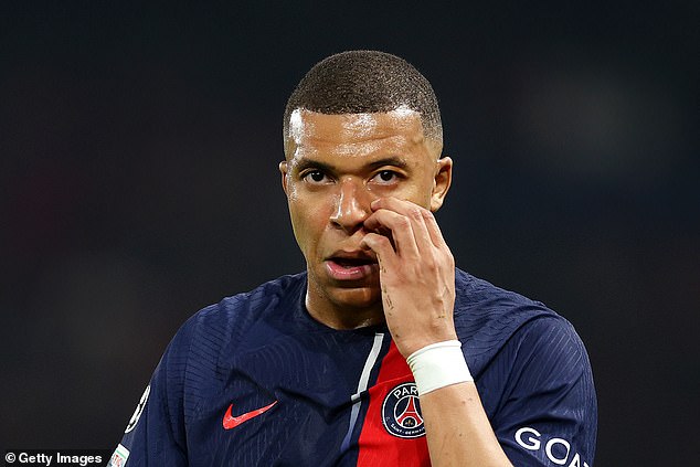 The French outlet said Mbappe's last Champions League match against PSG was a 'nightmare' and called him 'technically vulnerable' when he conceded a two.