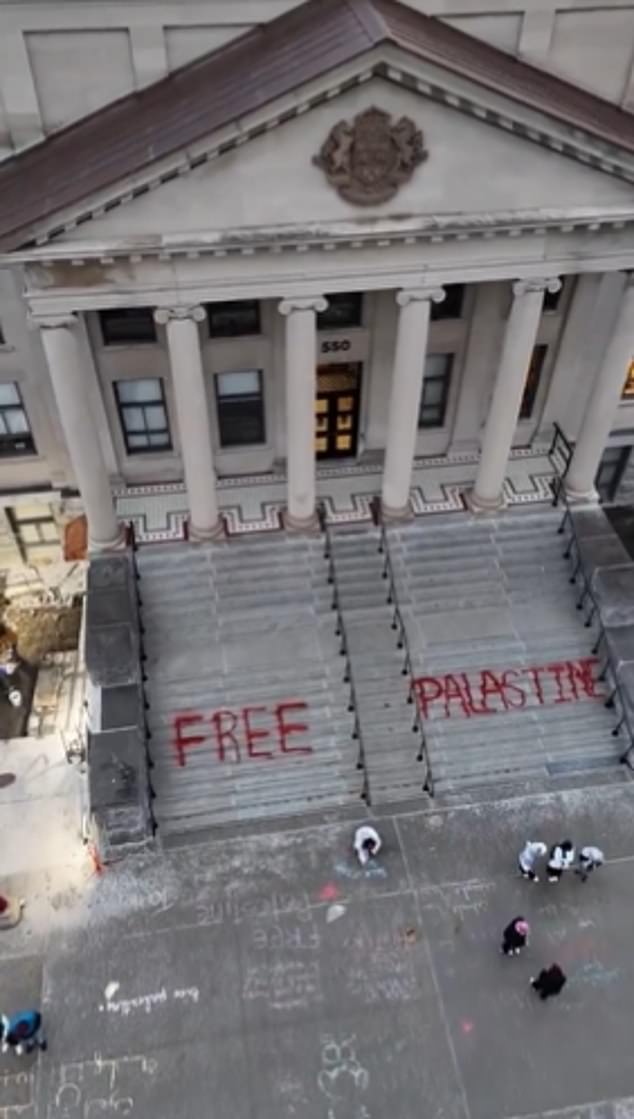 The video for the song alternates its lyrics with clips of protests at American colleges