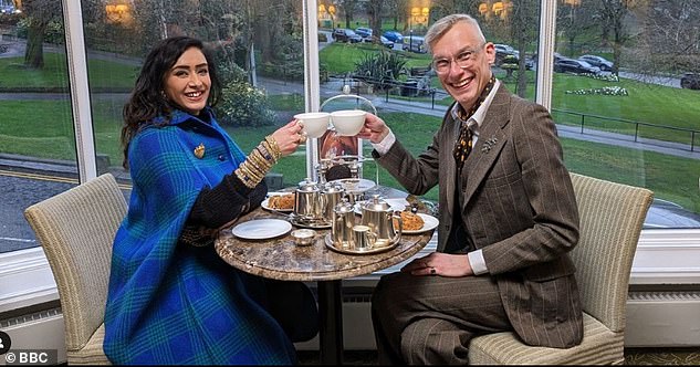 Antiques Road Trip has been recommissioned for a twenty-ninth series, while the celebrity version is on its thirteenth (pictured: two of the rotating presenters, Roo Irvine and Mark Hill)