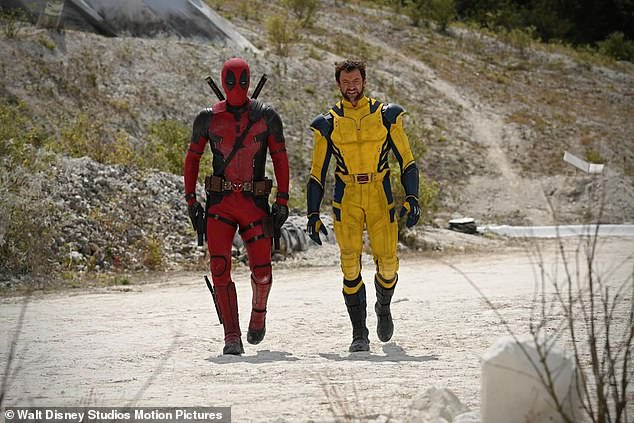 Ryan Reynolds, 47 (Deadpool) and Hugh Jackman, 55 (Deadpool) star in the film, which opens nationwide on July 26.