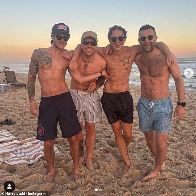 1715176314 383 McFly show off their incredibly ripped physiques as they flaunt