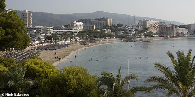 The suspect now faces several weeks and possibly months of uncertainty as he waits to see if the case against him is dismissed (Magaluf is pictured)