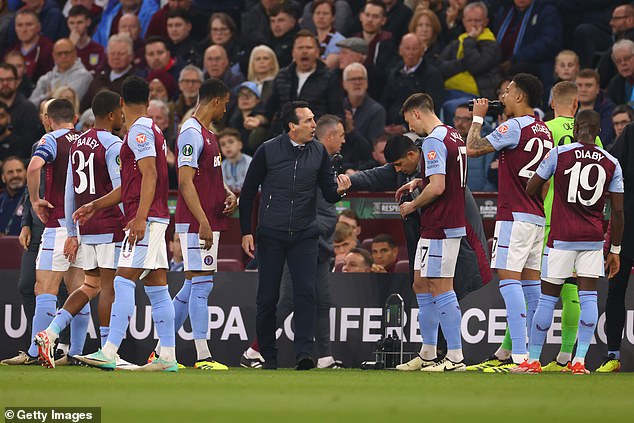 Aston Villa must overcome a two-goal deficit at the Georgios Karaiskakis Stadium on Thursday