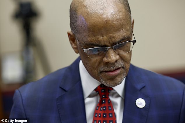 David Banks, Chancellor of the New York City Department of Education, arrives for a hearing with members of the House Education Subcommittee and the Workforce Committee