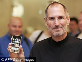 Apple's then CEO, Steve Jobs, with the iPhone