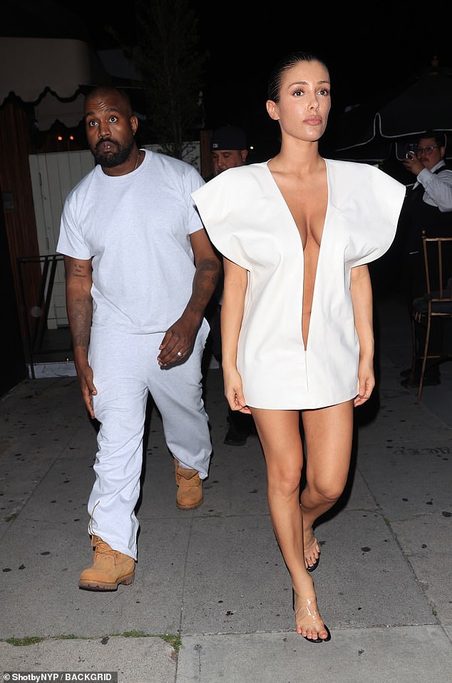 Kanye West and Bianca Censori. Bianca's uncle was sentenced to death before it was destroyed