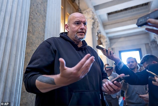 Sen. John Fetterman, D-Pa., said he doesn't care who funds the protests, despite being targeted by some of the groups backed by 