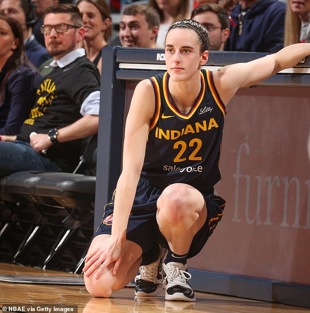 Clark made her home debut for the Indiana Fever on Thursday, less than a month after the draft