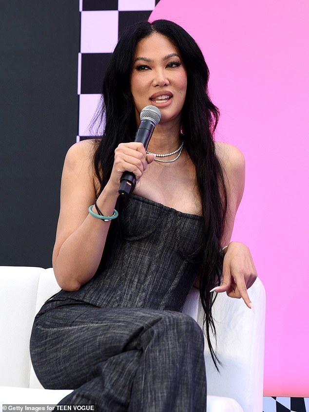 Now, Kimora has spoken out about her daughter's controversial and short-lived romance, saying she wasn't happy when she saw the photos.  She saw them last year