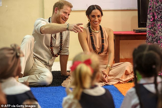 While chatting with the students, Meghan revealed that her daughter Lilibet's favorite class is dancing and joked that it was probably because of 