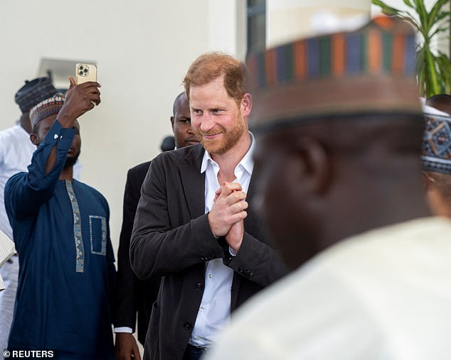 Some questioned the caution of Harry visiting such a high-risk area, especially given his previous comments about his safety in Britain.