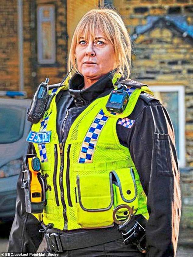 The actress built a respectable career spanning some forty years in acting and now plays much-loved police sergeant Catherine Cawood in the BBC drama Happy Valley (pictured on the show last year)