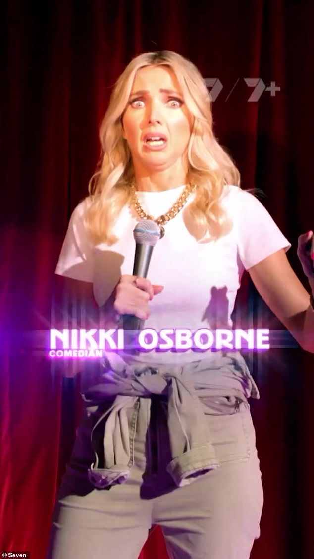 Comedian Nikki Osborne appeared in the promo, as did Better Homes and Gardens host Adam Dovile