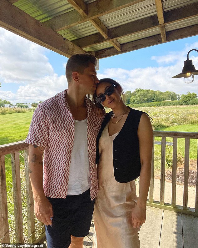 He added: “I'm in a relationship and I didn't expect to be in it, in the best possible way.  We've been seeing each other since January and the nice thing about it is that we've kept it so quiet' (photo with Danielle)