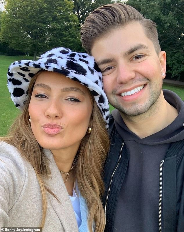 Sonny confirmed his split in June 2022, writing on Instagram on Thursday morning: 'After five years of Lauren (pictured) and I being together, we have decided that we are sadly parting ways