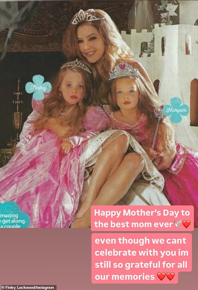 Michael Lockwood's 15-year-old daughter captioned a childhood photo: 'Happy Mother's Day to the best mom ever.  Even though we [can't] celebrate with you [I'm] still so grateful for all our memories'