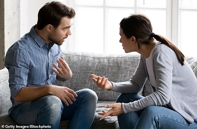 The mother began by explaining that she shares a two-year-old daughter with her boyfriend, but he has two other children, aged nine and eight, from a previous relationship (stock image)