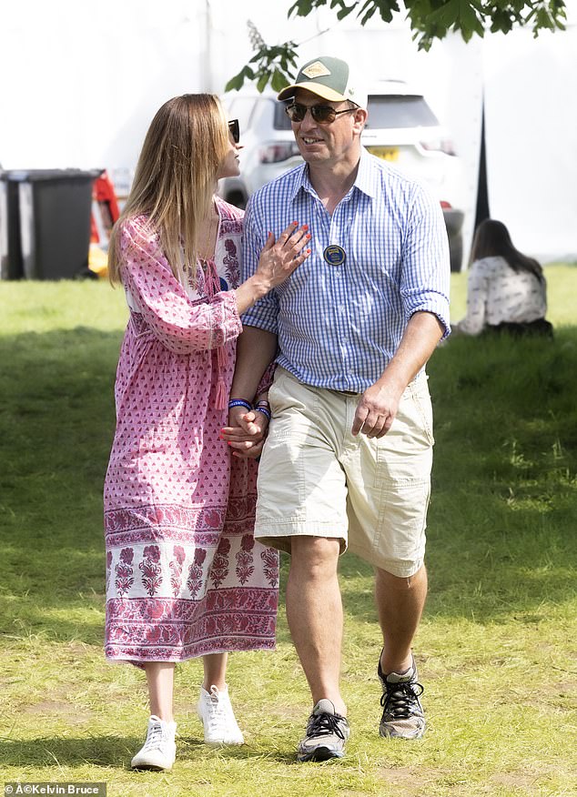 The pair spent the weekend together at the Badminton Horse Trials in Gloucestershire