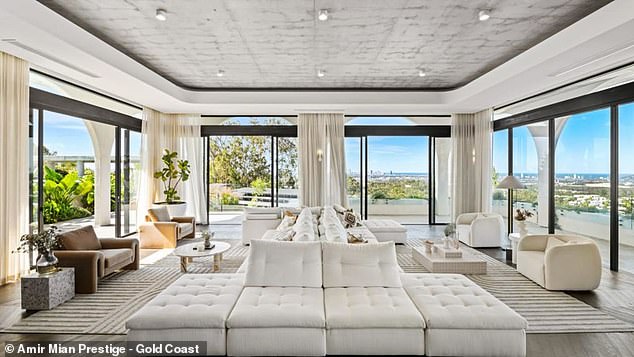 The mansion is known as Villa Casa and when it was purchased, Buddy, 37, and Jesinta, 32, broke the price record for a property in the scenic hinterland.