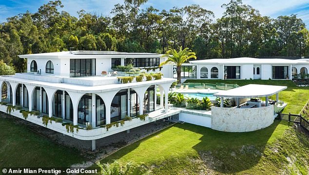 They fell in love with the extravagant seven-bedroom, eight-bathroom Mediterranean property and recently completed the purchase