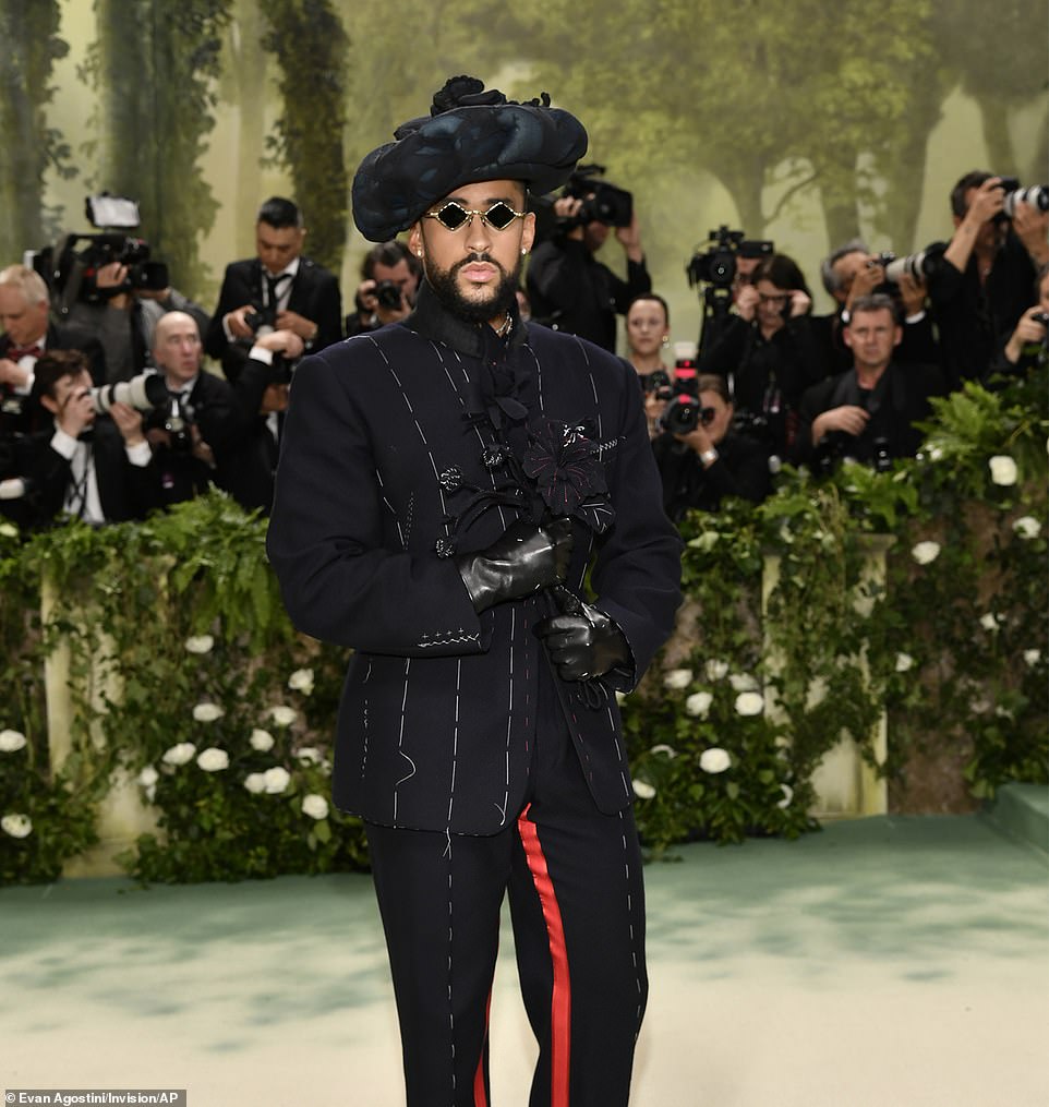 'Who is the man?'  one of her Instagram followers asked, while another commented that the guy was supposed to be Bad Bunny, her ex.  “This guy took Bad Bunny's place, no fair,” wrote another.  Seen at the Met Gala on May 6