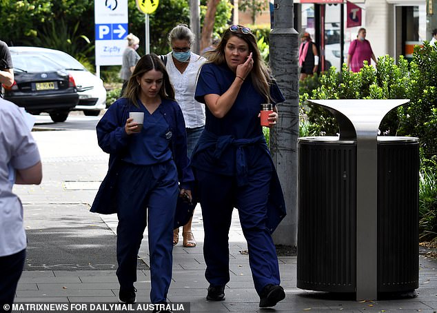 A major expense for the government is the National Disability Insurance Scheme (stock image of nurses in Sydney)