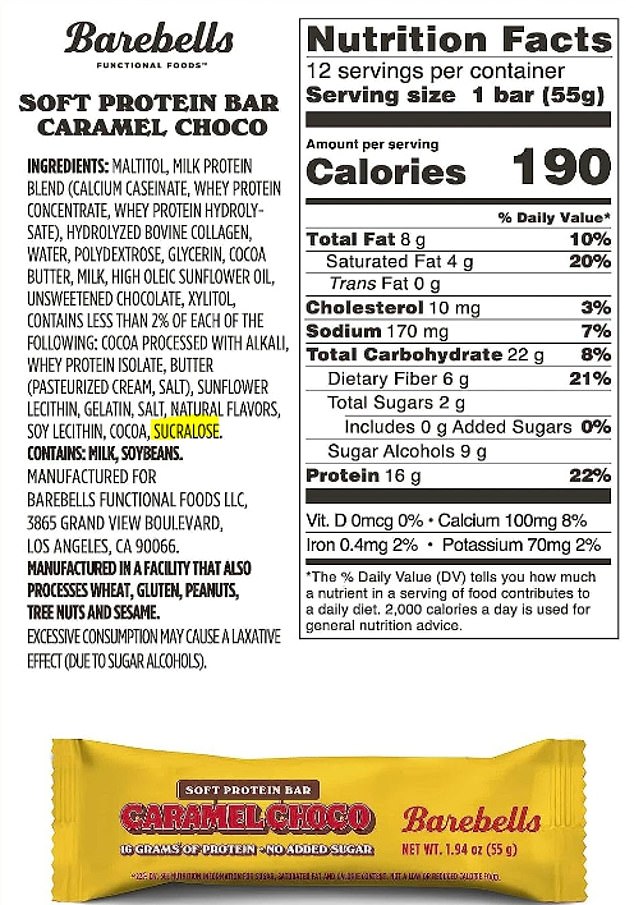 Sucralose contains no calories.  The lack of a match between calories and sweetness causes the body to eat more sweet foods