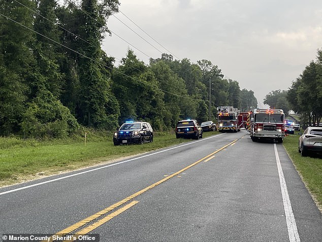 The accident occurred around 6:30 a.m. Tuesday morning in Dunnellon, Marion County