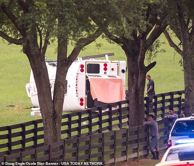 Officials said 53 'migrant workers' traveled by bus to a watermelon farm before it collapsed