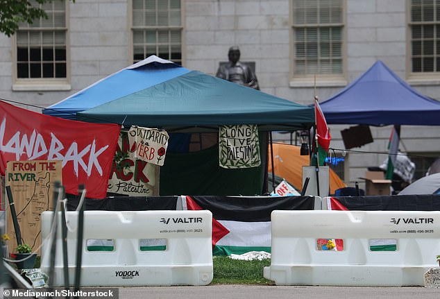 Spokesman Jonathan Swain said Ivy League interim president Garber plans to meet with the student protester to further discuss the war in Gaza.