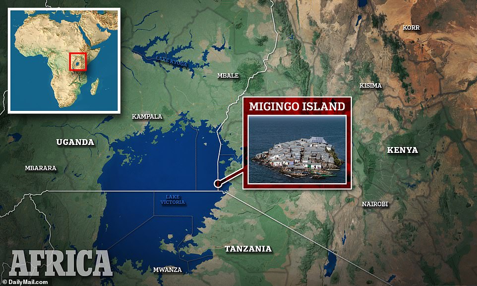 To reach Migingo, Hattab took a flight to Nairobi, Kenya.  From there he traveled about six hours by car to a small town called Kisumu, which is located on the shores of Lake Victoria.  During the last part of the journey, Hattab boarded a boat to Migingo