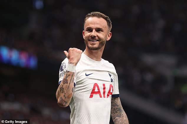 James Maddison was a Tottenham player who really took the game to City all game long