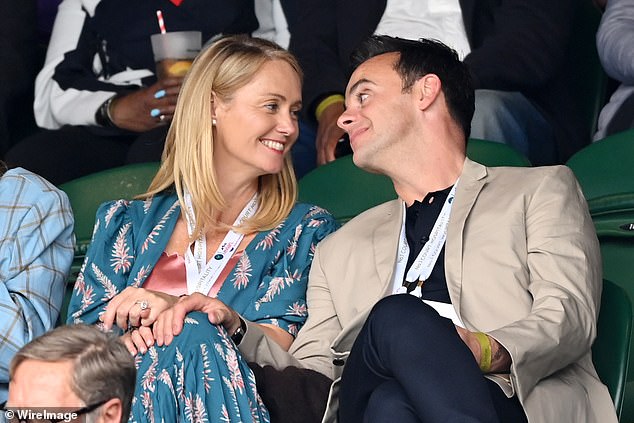 The BGT star and wife Anne-Marie share a loving look at Wimbledon 2021