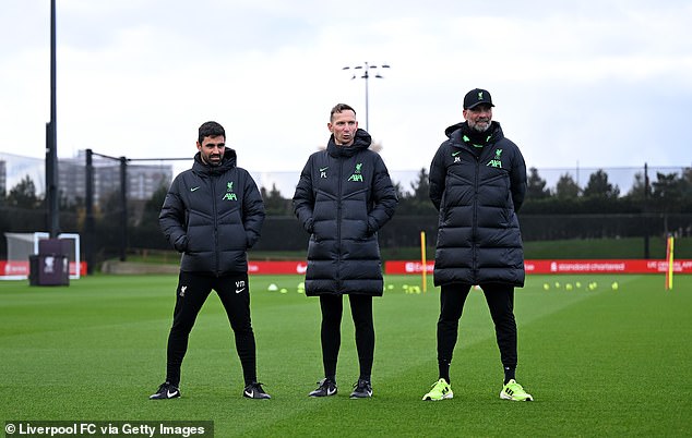 He will be joined by fellow Reds coach Vitor Matos (left), who will be his assistant in Austria