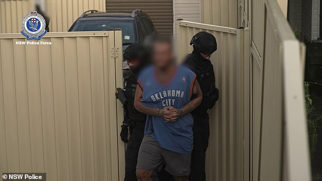 Trent Jeske (photo arrested) proved to be a positive and stabilizing influence on his new wife Jade Heffer, who is now allowed to stay at his home when he is in Sydney