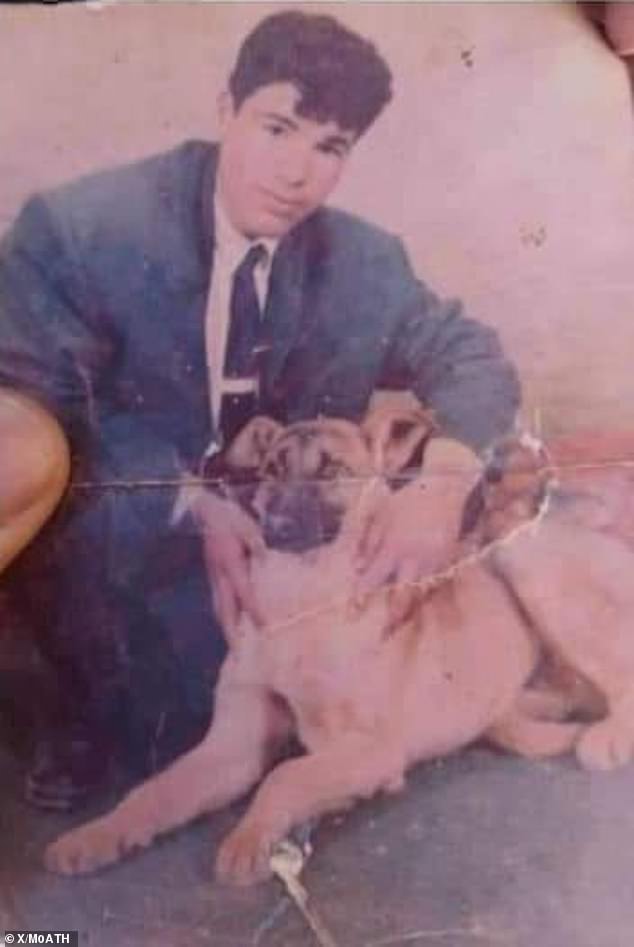 It is believed that his family believed him to be dead, killed during the Algerian civil war that raged more than two decades ago.  Family members claim the dog was poisoned after it started smelling Omar's scent up close