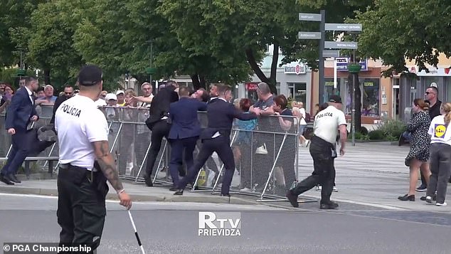 Robert Fico was called forward to meet a crowd of supporters before a gunman leaned in and fired five times at close range, sending the divisive politician sprawling to the ground.