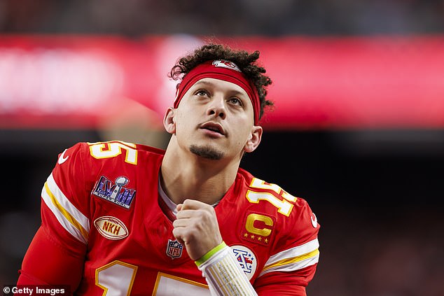 Patrick Mahomes is trying to give Kansas City a third straight Super Bowl title