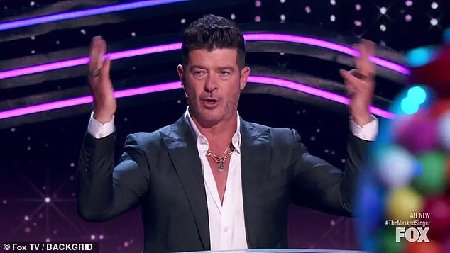 Robin Thicke wrongly guessed that Clock was Stephanie Mills