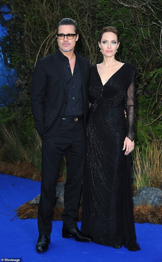 They married in August 2014 after ten years together, but Angelina filed for divorce in September 2016;  seen in 2014