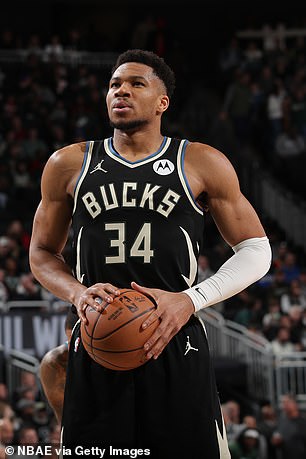 Giannis Antetokounmpo is fifth