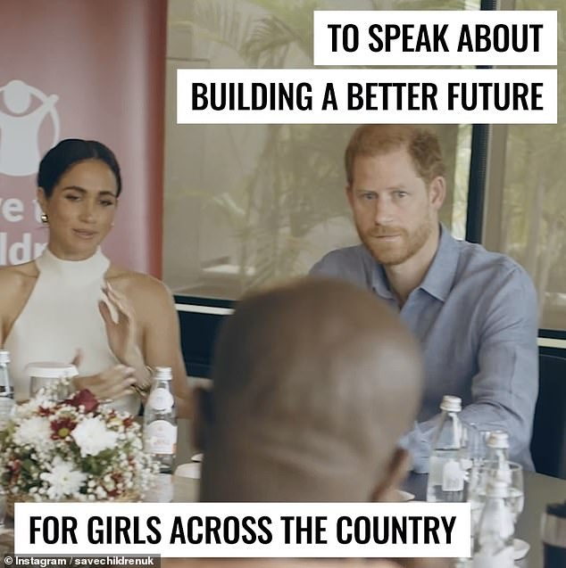 Prince Harry praised the charity for putting young voices at the forefront of their operation