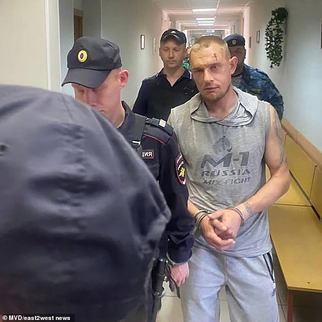 A fighter from Putin's war, Igor Sofonov, 38, went on the rampage with an accomplice Maxim Bochkarev, 37, killing six in a gruesome massacre after returning home to the northern Russian region of Karelia.