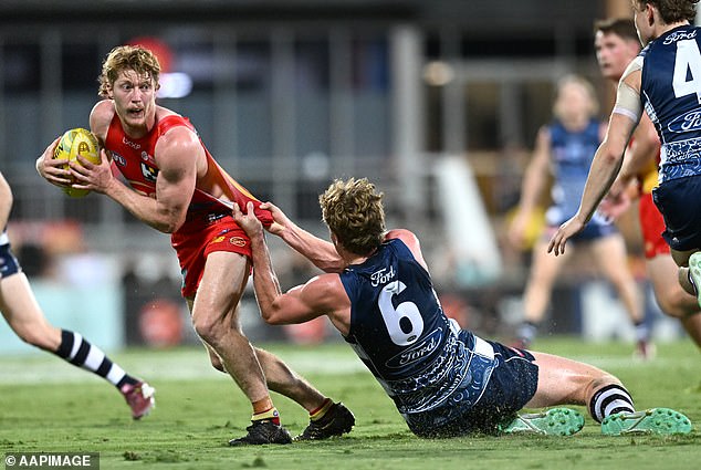 As for matters on the field, Gold Coast shocked Geelong with a win in Darwin