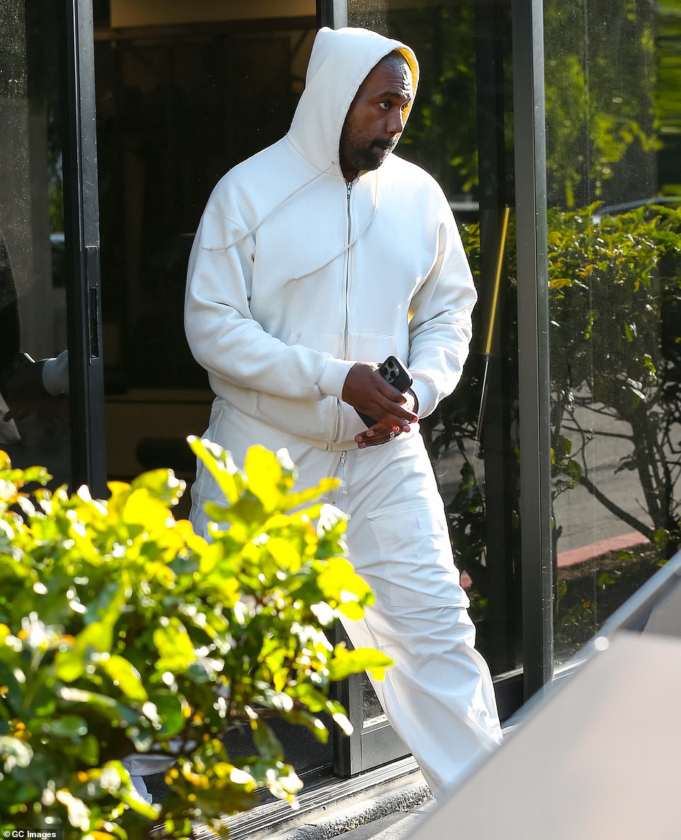 While Kanye's plans for the Calabasas ranch are currently unknown, the star has jumped into another bizarre venture: Yeezy Porn;  seen in LA earlier this month