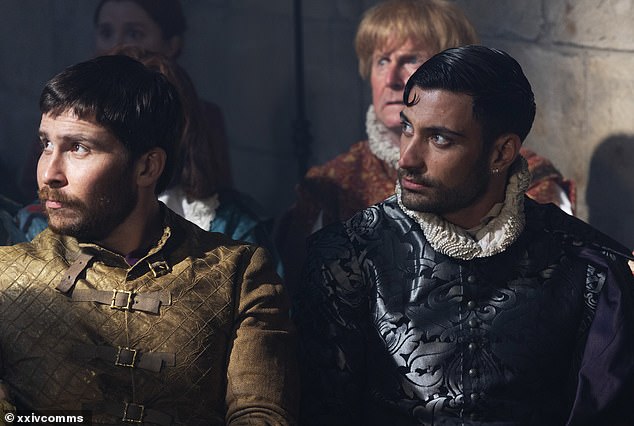 While a cloud surrounds his departure from Strictly, a new career could be just around the corner, with Giovanni set to appear in Man & Witch (pictured with co-star Daniel Portman)