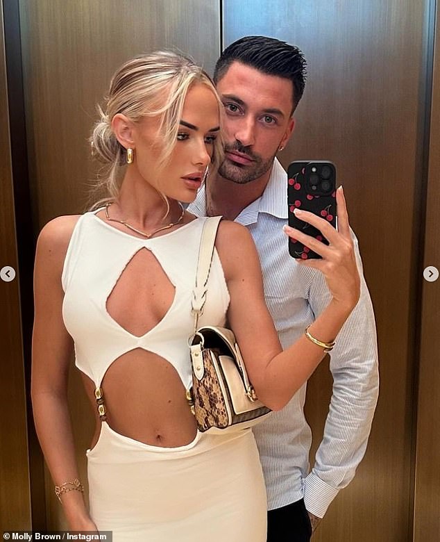 Giovanni is currently on holiday in Dubai with his girlfriend Molly Brown, 25, who shared a series of photos with the dancer three days ago, calling him her 'best friend'